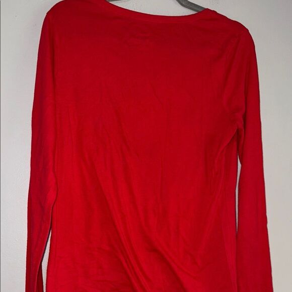 No Boundaries Red Fitted Long Sleeve Tee - Picture 8 of 8